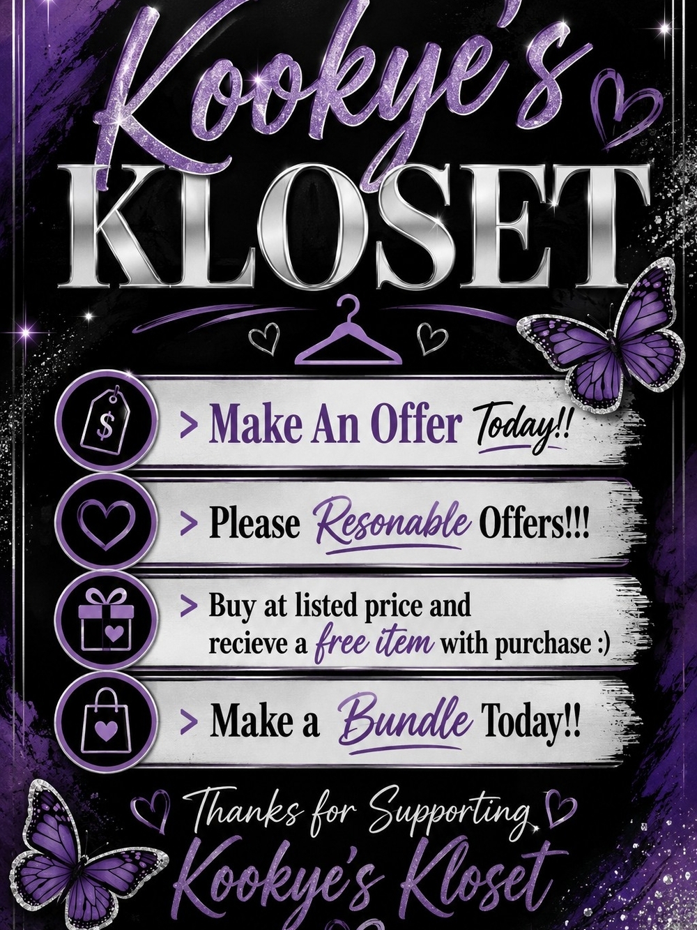 Shop Today!! Thanks In Advance 💜💜💜💜💜💜